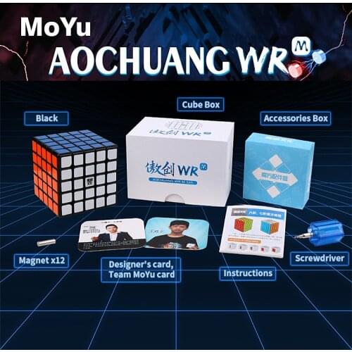 Moyu AoChuang WR M Magnetic 5x5x5 speed magic cube 5x5 cubo magico aochuang WRM puzzle cube 5x5x5 Magnet cube
