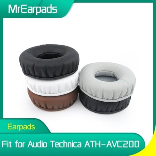 MrEarpads Earpads For Audio Technica ATH AVC200 ATH-AVC200 Headphone Headband Replacement Ear Pads Earcushions
