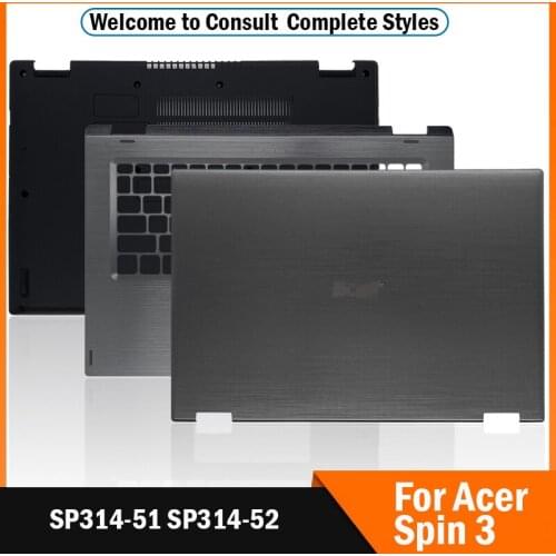 New For Acer Spin 3 SP314-51 SP314-52 14 Inch Laptop LCD Back Cover/Palmrest/Bottom Case Touch Version