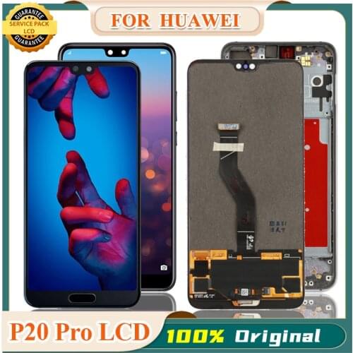 6.1'' Original Super AMOLED Display for Huawei P20 Pro LCD Touch Screen Digitizer Assembly CLT-L09 CLT-L29 CLT-AL01 Repair Parts