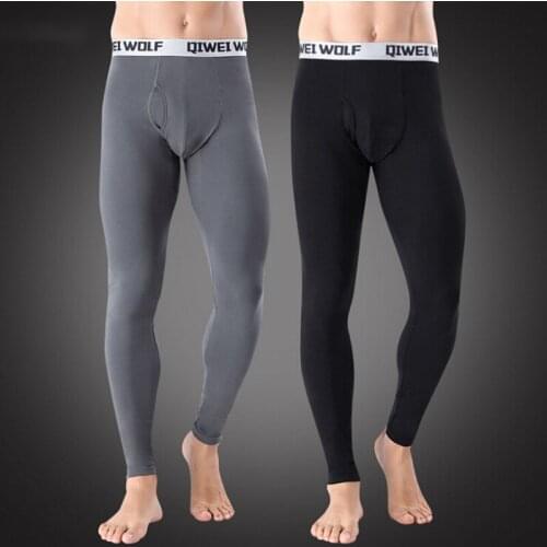 Autumn And Winter Men Thermal Underwear Warm Bottom Long Pants Leggings Cotton Normally Thermal Underwear