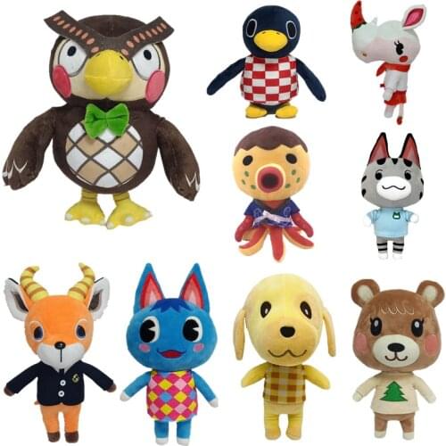 Anime Animal Crossing Plushies Doll Lolly Zucker Molly Cartoon Cute Manga Game Peripheral Stuffed Plush Toys Doll Gifts For Kids
