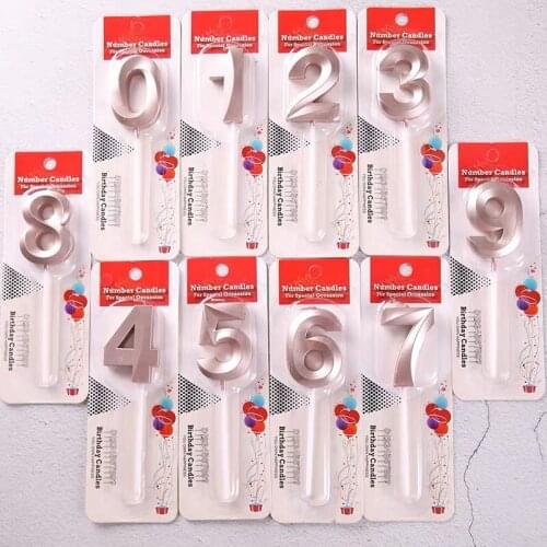 ROSE Golden Ins style 5cm Metallic color Alphabet Number Birthday wedding Candles Cake Candles Kids Party Decor ,1000pcs/lot