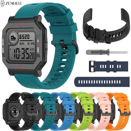 Silicone Watchband Strap For Xiaomi Huami Amazfit Neo Smart Watch Band