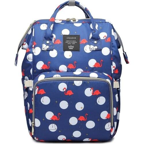Diaper Bag Backpack Flamingo Mothers Bag Multi-Function Large Capacity out Baby Backpack Mommy Bag