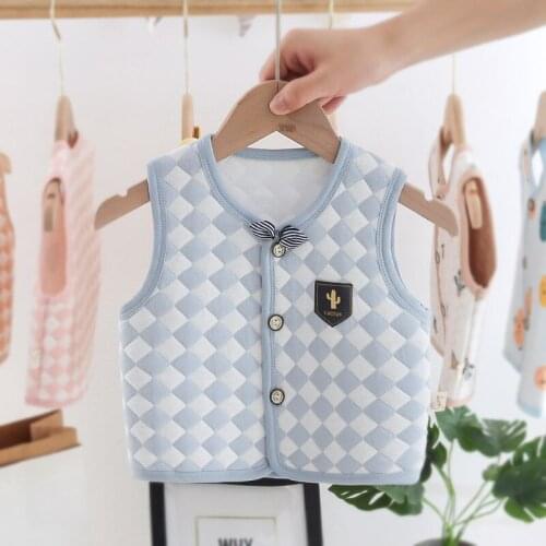 Spring Autumn Kid Vest Baby Clothes Jacket Winter Toddler Girl Vest