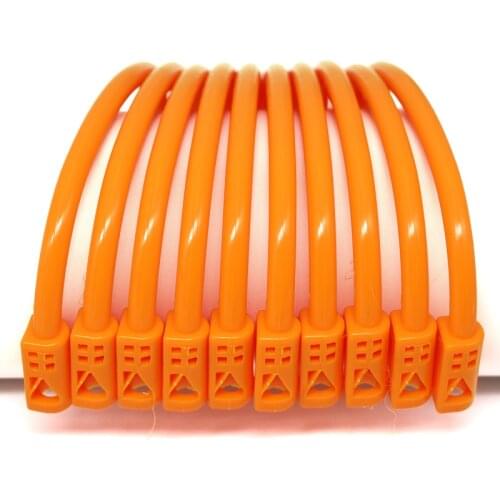 10PCS Plastic Cattle Bull Traction Ring Lightweight Good Elasticity Farm Bull Nose Ring Cattle Nose Ring Livestock Accessories