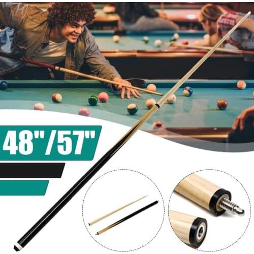 2pcs 145cm 57inch 1/2 Echo Joint Junior Kid Snooker Cue Wooden Pool Cue Billiard Shaft Stick Entertainment Billiard Accessories
