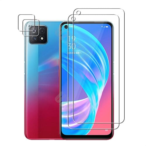 For Oppo A72 ( 5G ) Camera Lens Film Protective Glass Screen Protector Guard Tempered Glass