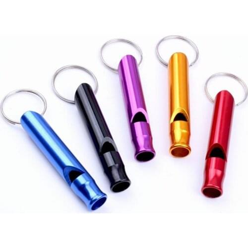 2000pcs Camping Hiking Survival Whistle Small Size Aluminum Emergency Whistle Outdoor EDC Tools Train Whistle NO191