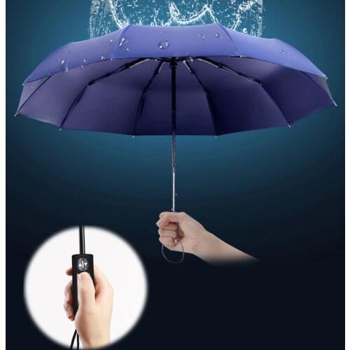 Automatic Folding Umbrella Male Parasol Large Paraguas Windproof Black Women Umbrellas rain women guarda chuva parapluie