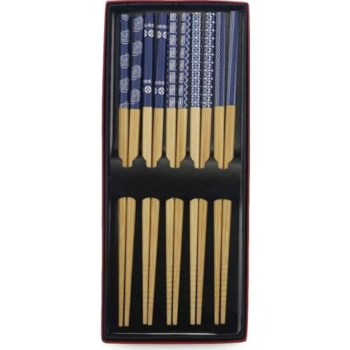 5 Pairs Chinese Style Wood Chopsticks Reusable Chopstick Chinese Food Dinnerware Handmade Natural Chopstick For Gift For Friends