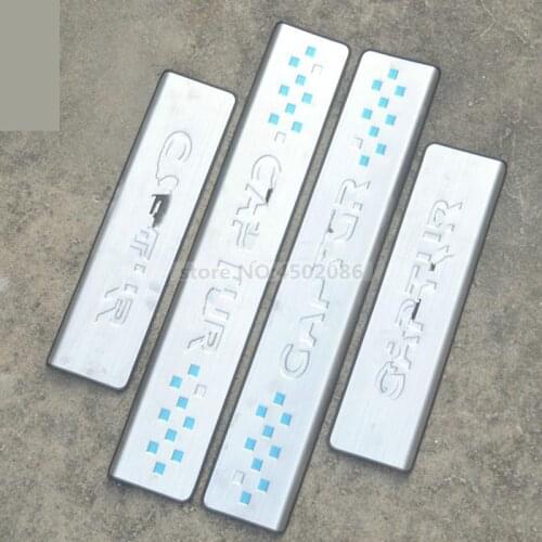 For 2015 Renault CAPTUR 1.2T standard comfort and luxury 304 stainless steel Scuff Plate / Door Sill car styling