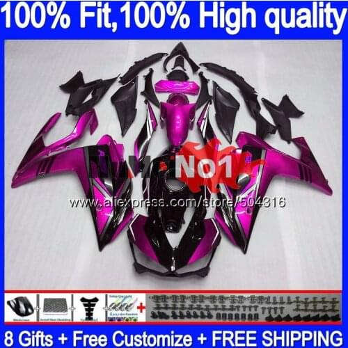 Injection For YAMAHA YZF R3 R25 R3 R 25 YZF-R3 YZFR25 Pink black 55MC.16 YZF-R25 YZFR3 2014 2015 2016 2017 14 15 16 17 Fairing