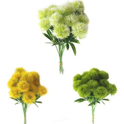 Artificial Potted Simulation Small dandelion Flowers Fake dandelion DIY Home Garden Table Decoration Lotus Plant Gifts