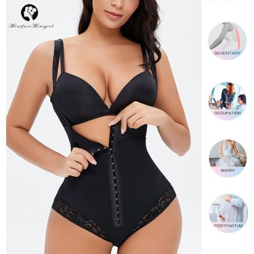 Curve Shapers Non-Slip Hook Scrunch Butt Lifter Shapewear Abdominal Bodysuit Hip Lift Triangle Cut Underwear Panties Black Lace