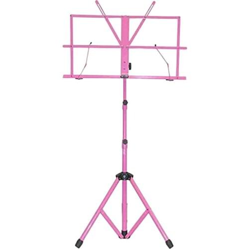 Metal Folding Music Stand - Professional Portable Stand for Sheet Music, Adjustable Music Holder with Carrying Bag