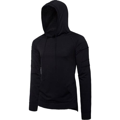MKASS Men's T-shirts With A Hood