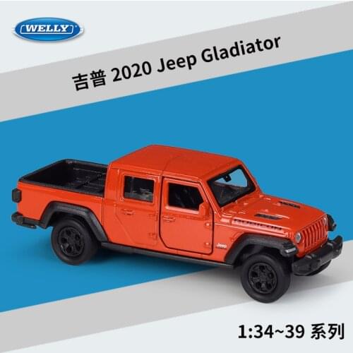 Welly Willie 1:36 Jeep 2020 Jeep Gladiator simulation alloy car model