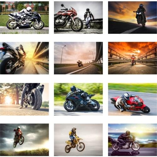 DIY 5D Diamond Painting Motorcycle Racing Cross Stitch Kit Full Diamond Embroidery Mosaic diamond paint Art Picture of Diamond