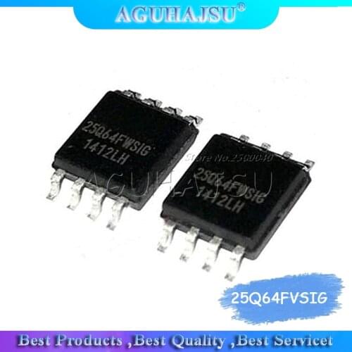 5PCS 25Q64FVSIG W25Q64FVSIG 25Q64FWSIG SOP-8 W25Q64FWSIG 25Q64BVSIG W25Q64BVSIG 25Q64 SOP8 SOP SMD new and original IC Chipset
