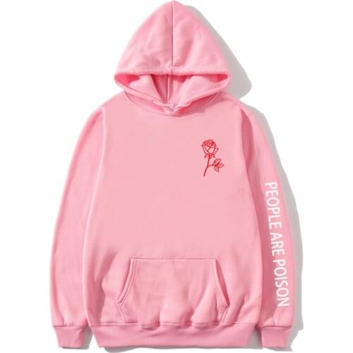 Latest 2021 New Fashion Hip Hop Woman Funny Rose Print Pullover Hoodies High Quality Men Women Unisex Hooded Sweatshirt