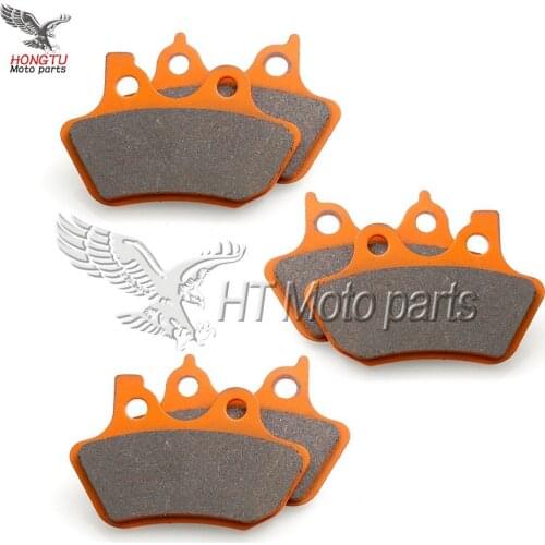 Motorcycle Front Rear Brake Pads For Harley Touring Electra Street Glide Dyna Sportster XL 1200S FXDX FLHR 2000-2007 FLHTC