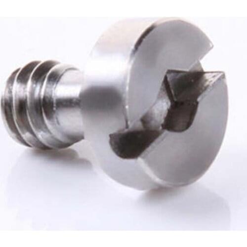 Flat Hex Stainless 1/4" Screw for DV Camera Tripod Ballhead Quick Release Plate