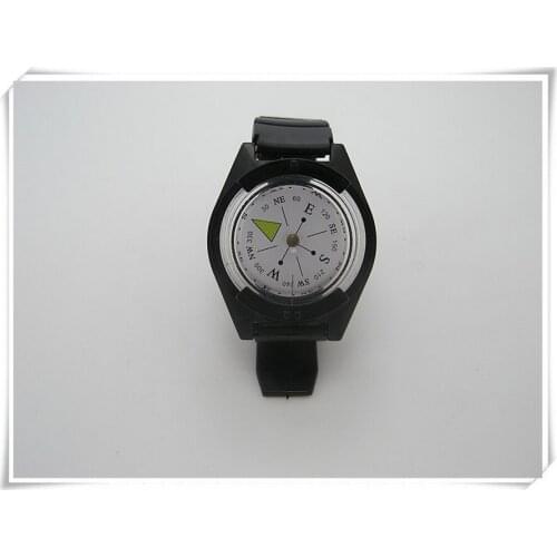 By dhl or fedex 100pcs hot Tactical Wrist Compass Special For Military Outdoor Survival Watch Black Band