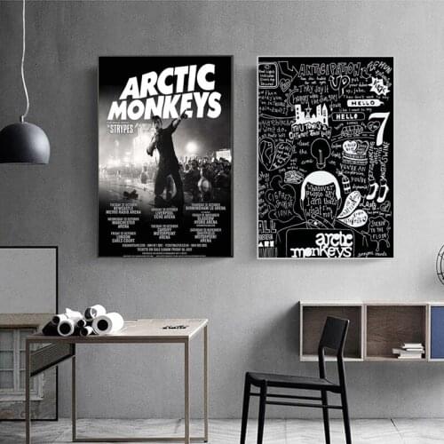 Arctic Monkeys Music Band Canvas Painting Quote Posters and Prints Wall Art Picture for Living Room Home Decor Bedroom Cuadros