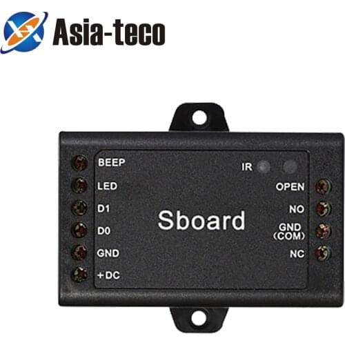 Sboard Mini Single Door Access Control Board Wiegand 26~37 Bits Output 1000 users user data can be transferred