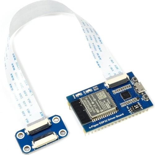 Universal e-Paper Driver Board with WiFi / Bluetooth SoC ESP32 onboard, supports various Waveshare SPI e-Paper raw panels