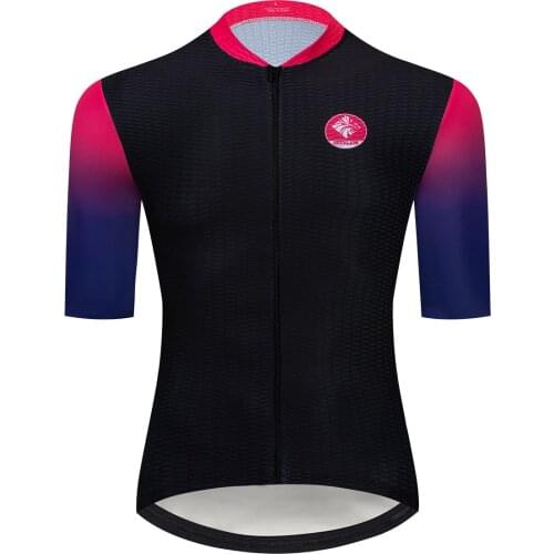 Cycling Jersey Short Sleeves Summer Breathable Bike Clothing Geeklion Laser Cut Racing Team Maillot