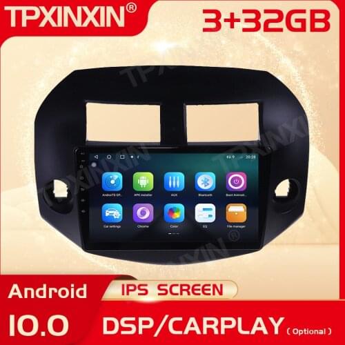 2 Din Carplay Android Radio Receiver For Toyota RAV4 2005 2006 2007 2008 2009 2010 2011 2012 2013 GPS Video Recorder Head Unit