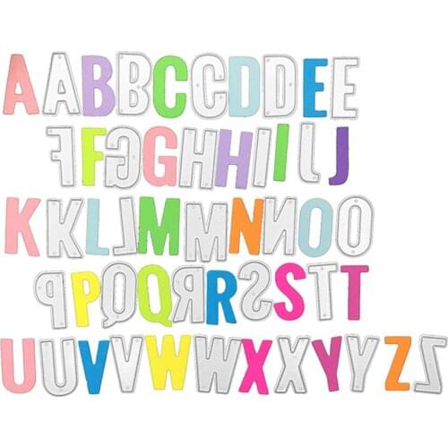 Julyarts 26pcs Letter Scrapbooking Paper Packs Die For DIY Scrapbooking-photo album Decorative Paper Cards