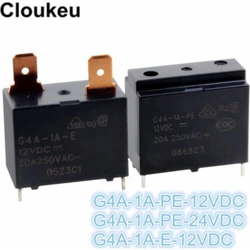 70Pcs Relay DIP4 G4A-1A-E-12VDC G4A-1A-E-24VDC G4A-1A-PE-12VDC G4A-1A-PE-24VDC