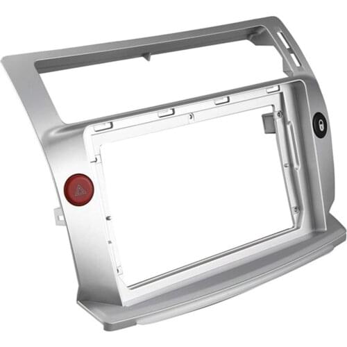 9" 2Din Car Radio CD DVD GPS Stereo Panel Dash Mount Trim Kit Interface Frame Panel Fascia For Citroen C-Quatre C4 2004-2009 kit