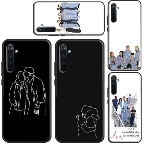 Greys Anatomy Case For OnePlus 9 8 Pro Nord 7T 8T 9R Cover For Realme C3 C21 C11 C15 GT Neo 6 7 8 Q3 Pro