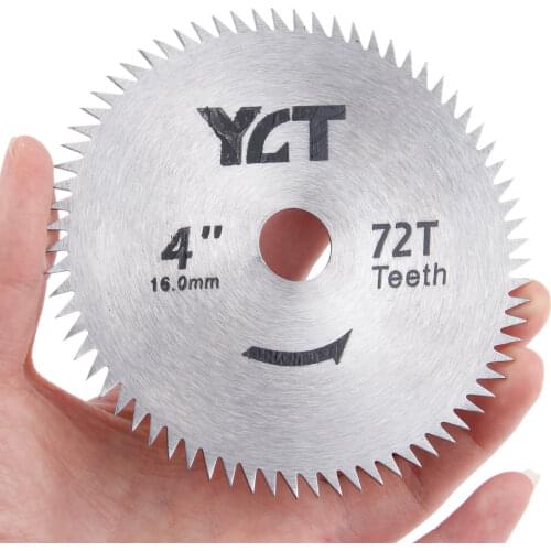 DRELD 4" 72 Teeth HSS Circular Saw Blade Wheel Cutting Discs Metal Wood Cutting Saws for Granite Power Tool Dremel Accesories