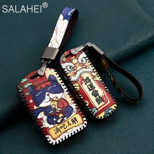 For Mazda 2 3 5 6 Axela Atenza CX-3 CX-4 CX-5 CX5 CX-7 CX-9 MX5 2014 2015 2016 2017 2018 2019 2020 Leather Car Key Case Cover