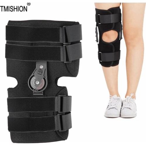 Fitness Knee Support Pad Knee Brace Splint Adjustable Joint Orthosis Bandage Knee Pads Protector Fracture Injury Fix Stabilizer