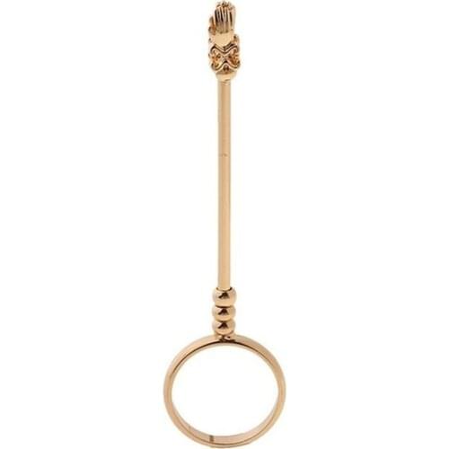 Alloy Ring Durable Cigarette Clip Smoker Accessories Portable Hand Finger Cigarette Holder Ring Decoration