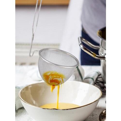 Kitchen Colander Strainer Basket Vegetable Net Filter Stainless Steel Oil Grid Spicy Hot Spoon Home Noodle Colander