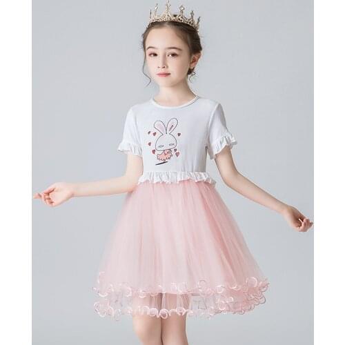 Summer Girl Dress Casual Baby Girls Clothes Kids Dresses For Girls Lace Flower Wedding Gown Children Birthday Party School Wear