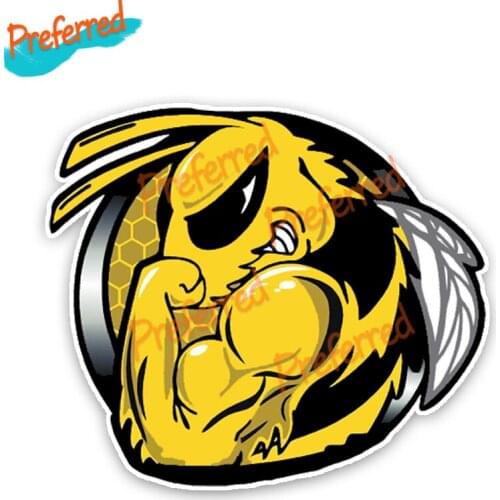 Fashion Lovely Hornets Colored Decal Motocross Racing Laptop Helmet Trunk Wall Vinyl Car Sticker Die Cutting