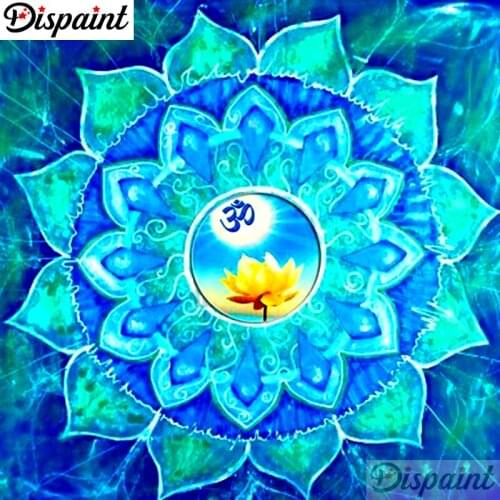 Dispaint Full Square/Round Drill 5D DIY Diamond Painting "Mandala scenery" Embroidery Cross Stitch 3D Home Decor Gift A10618