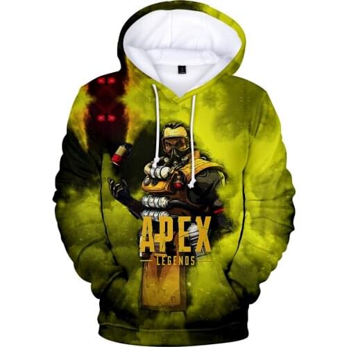 2021 New 3D Apex Legends Game character 3D Printing Hoodies The Have Pocket Sweatshirts Popular Male Female Hoodedies