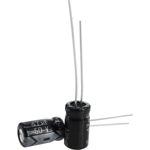 New 1000pcs 47UF 50V 105C 6*7mm Aluminum Electrolytic Capacitor 50V47UF