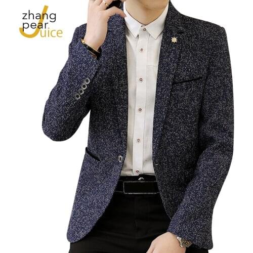 New Men Single Button Blazer Fashion Slim Casual Blazer For Men Mens Suit Designer Jacket Outerwear