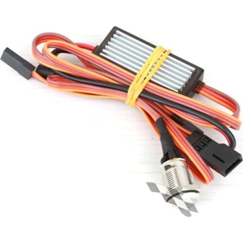 New universal glow head driver RCD3007 V2 igniter methanol engine Split design, with indicator light